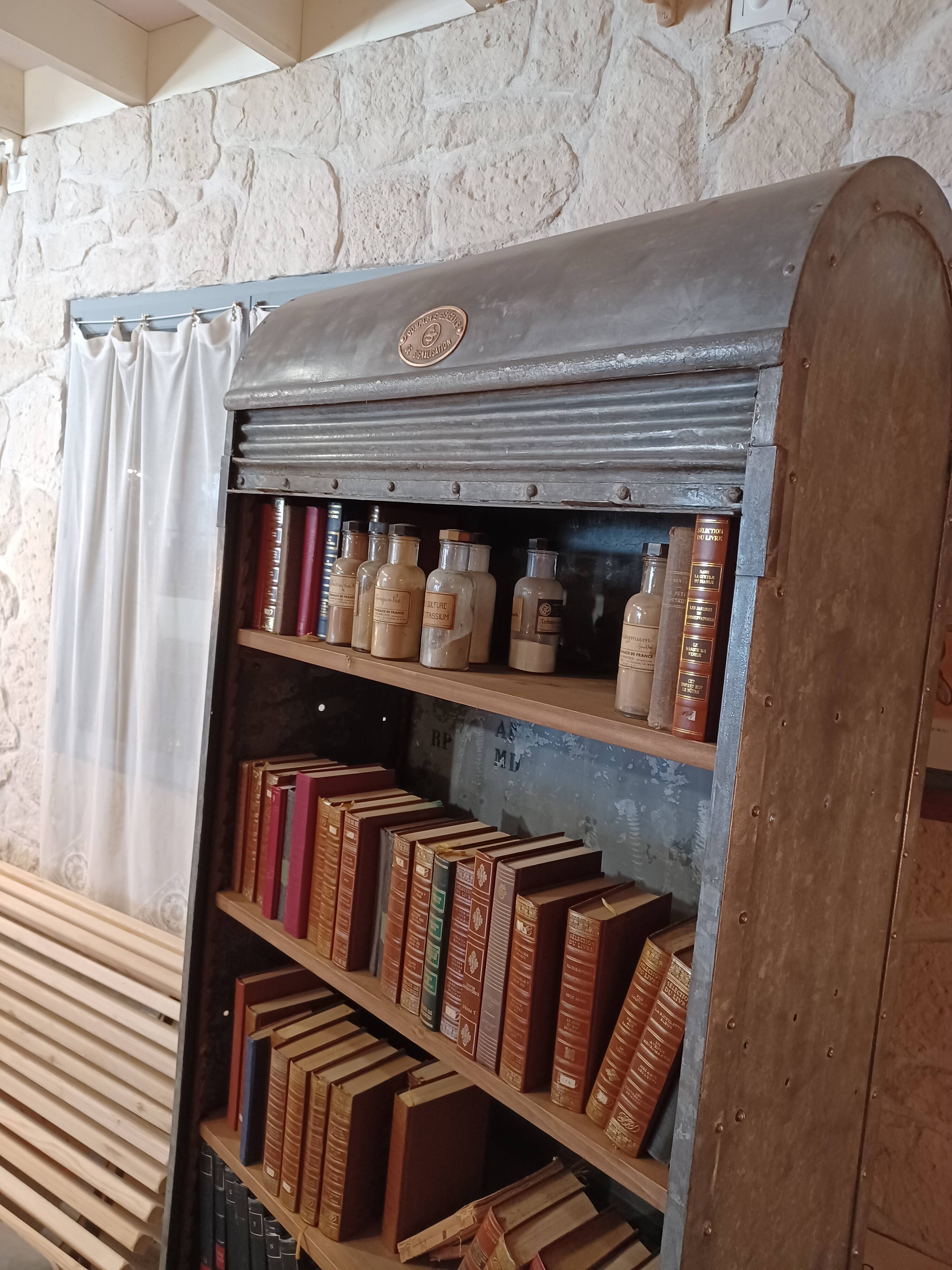 Riveted steel furniture