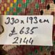 Large Vintage Turkish Kilim Rug 330x193 cm Wool Jajim Kelim