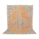 Vintage Handknotted Oushak Wool Rug sku2321