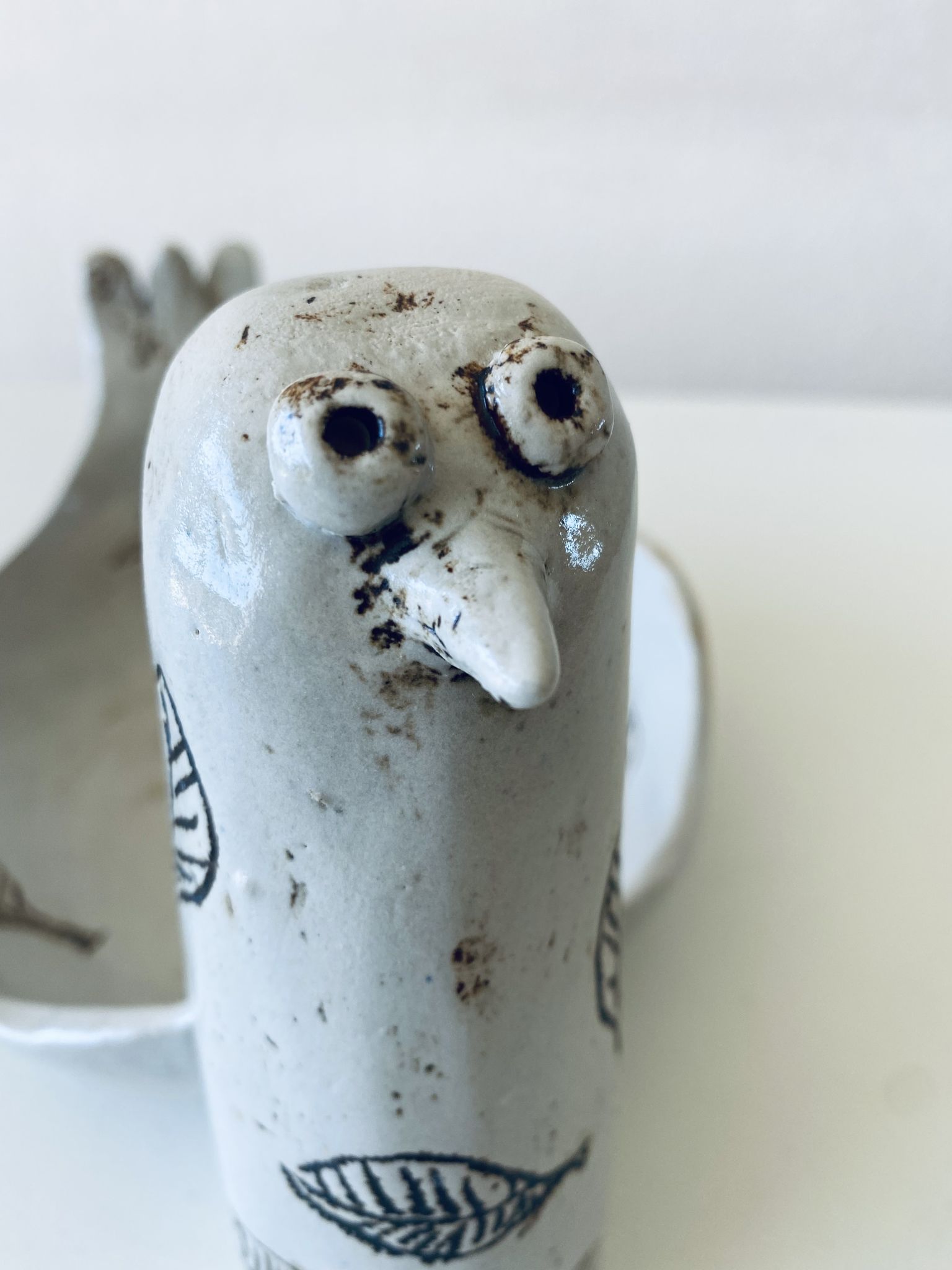 Vide poche ou coupelle en céramique oiseau