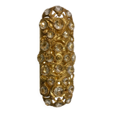 Wall lamp in gilded brass and glass, Peris Andreu, Spain, 1960s