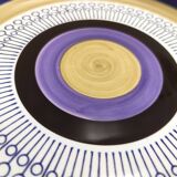 Lacquered Ceramic Dessert Plate by Antonia Campi for Richard Ginori, Italy