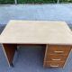 Bureau scandinave vintage en bois des années 70