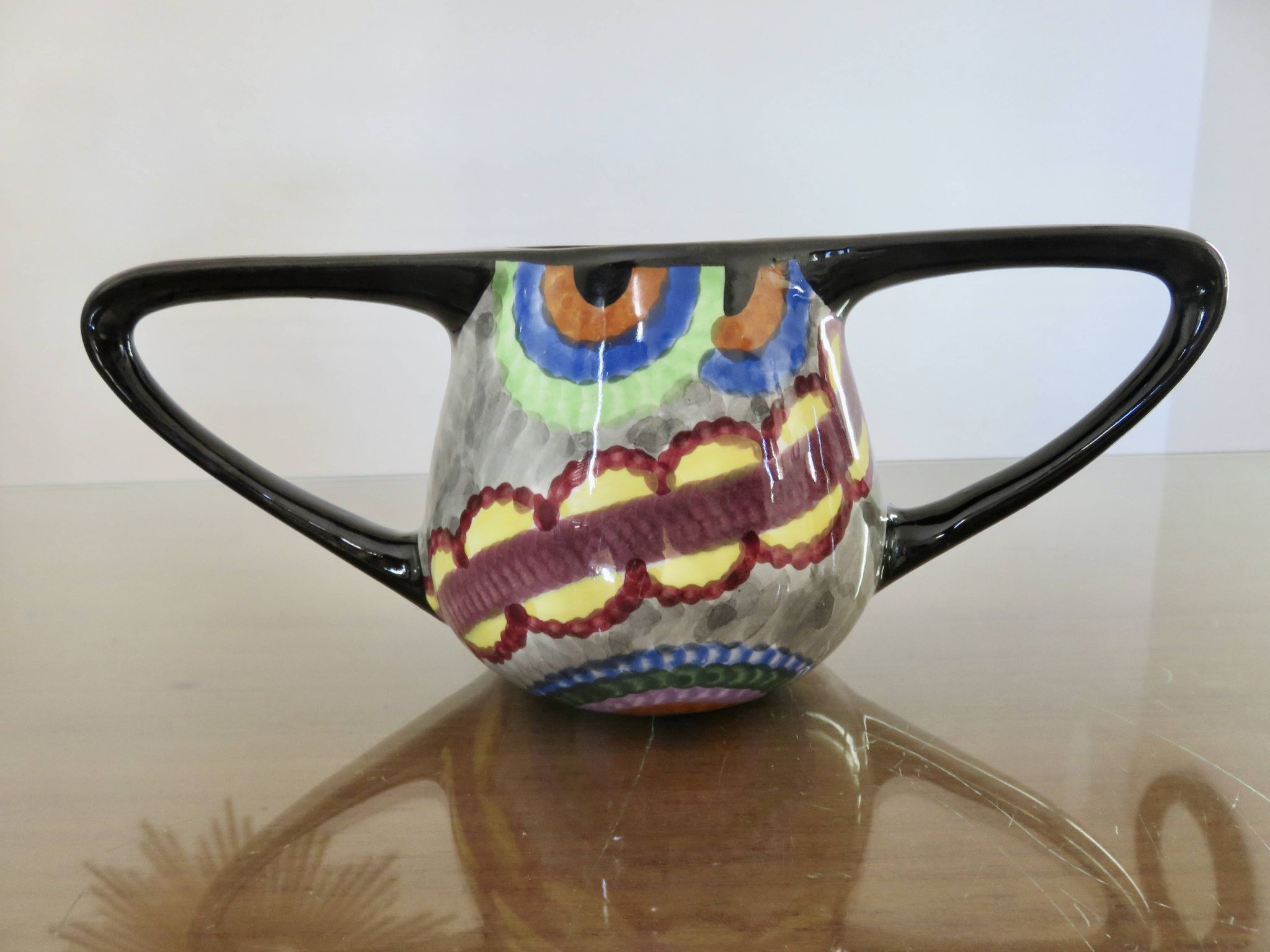 Vase Eva Zeisel, Schramberg pottery, Gobelin 1 model, Art Deco, Bauhaus