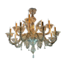 Venetian chandelier Rezzonico in Murano glass 12 arms of light