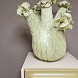 Unique silk flower table lamp sculptural light