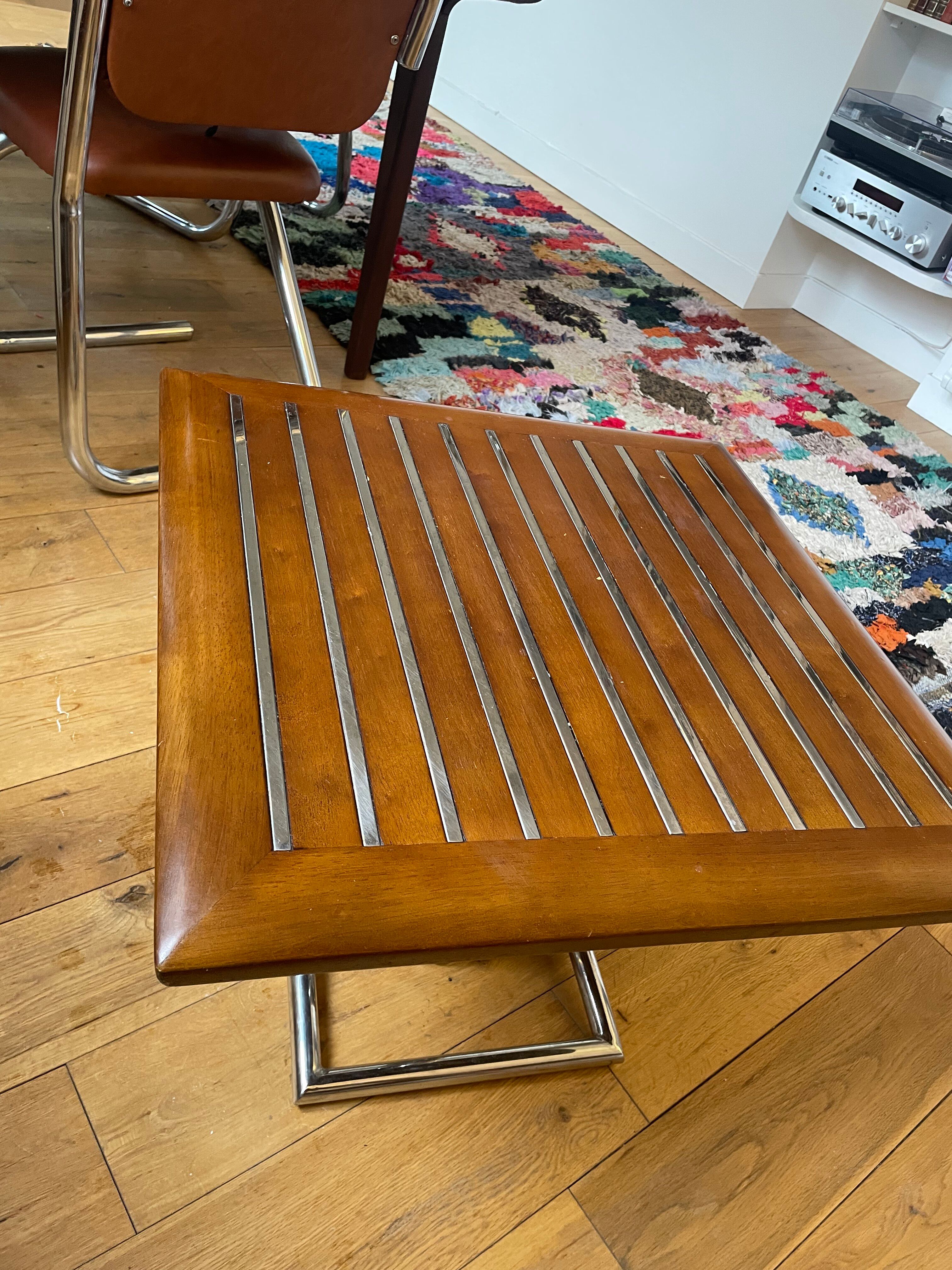 Side table / square coffee table - Riviera - Anne de Bejarry