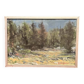 Original Swedish Oil on Canvas – “Rocky Falkenberg” by Gösta Jonsson – Signed – Dated 1985 – Vintage & Framed