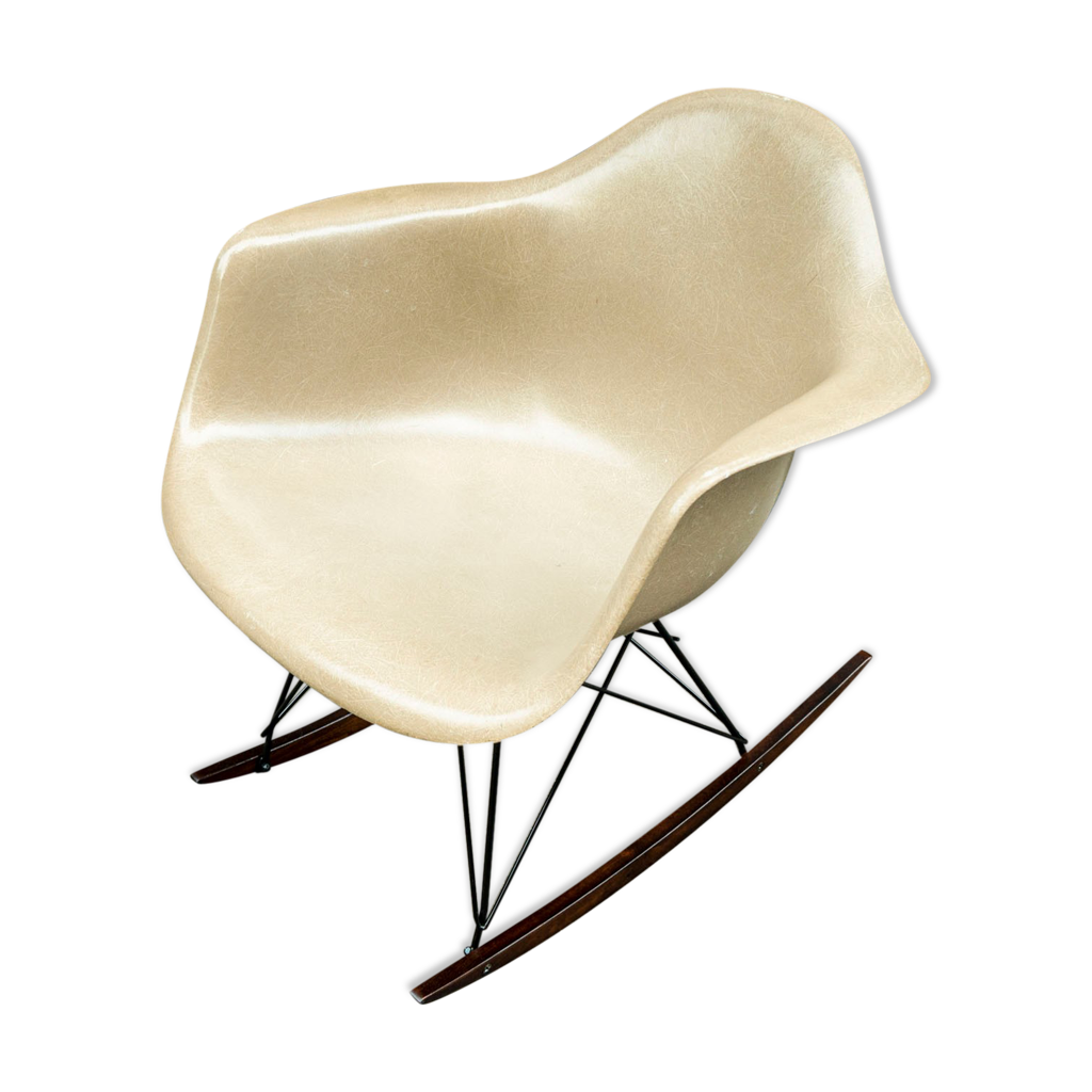 Fauteuil rockingchair Eames par Herman Miller Selency