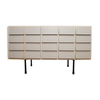 Furniture metier island lacquered 20x drawers, 1950s