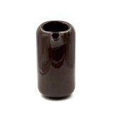 Mid-century modern brown ceramic vase / jug, Il Picchio Italy 1970s