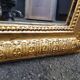 Golden mirror from the louis-philippe period in perfect condition