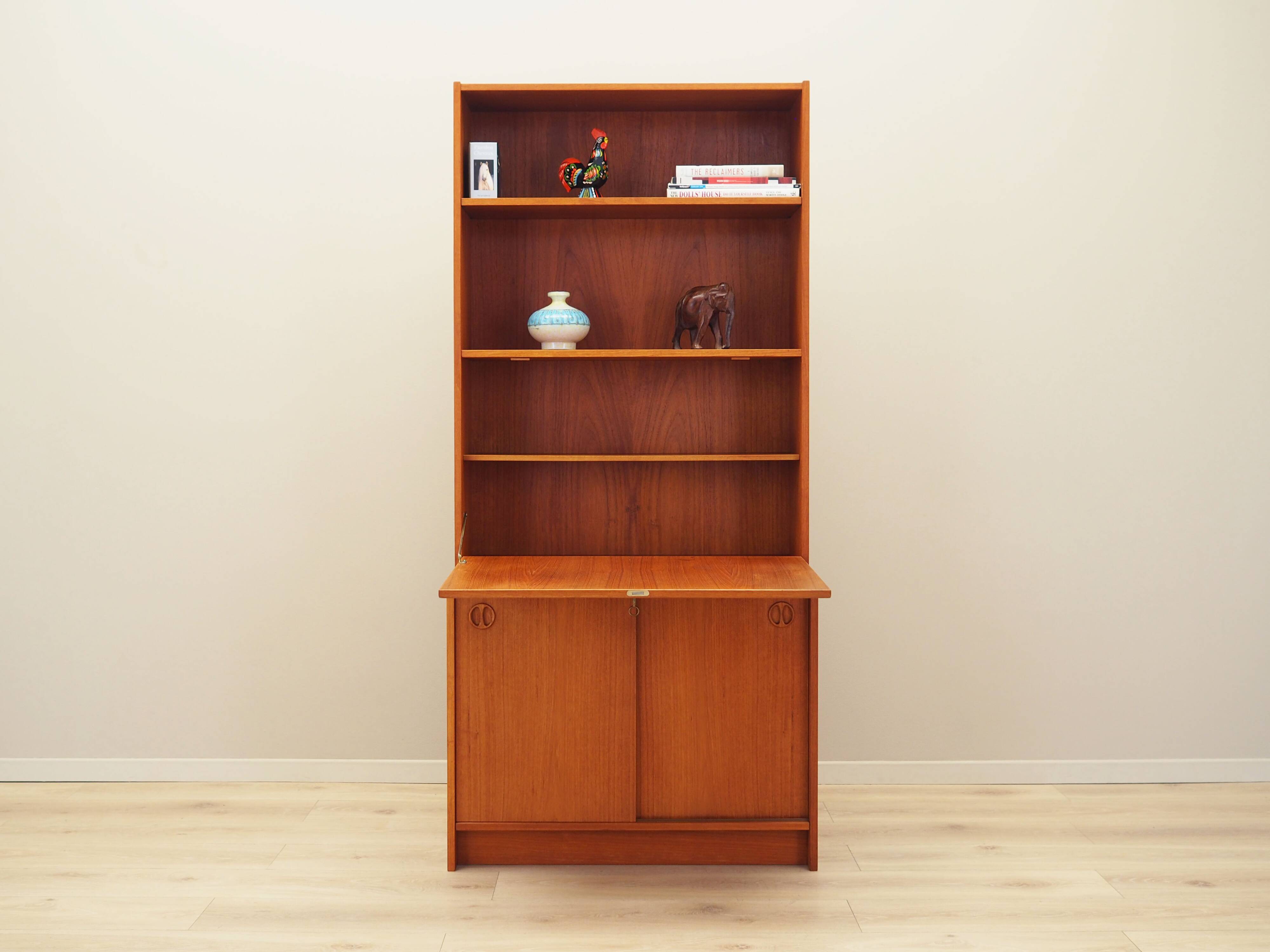 Teak bookcase, Danish design, 1970s, production: Denmark