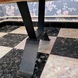 Coffee table in glazed ceramic tiles from the 60s/70s