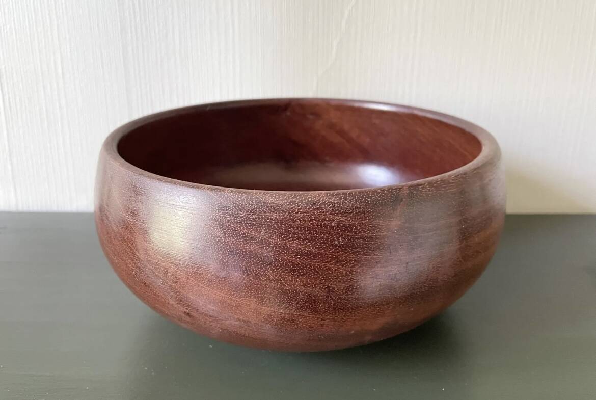 Vintage teak bowl