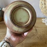 Stoneware decanter with handle