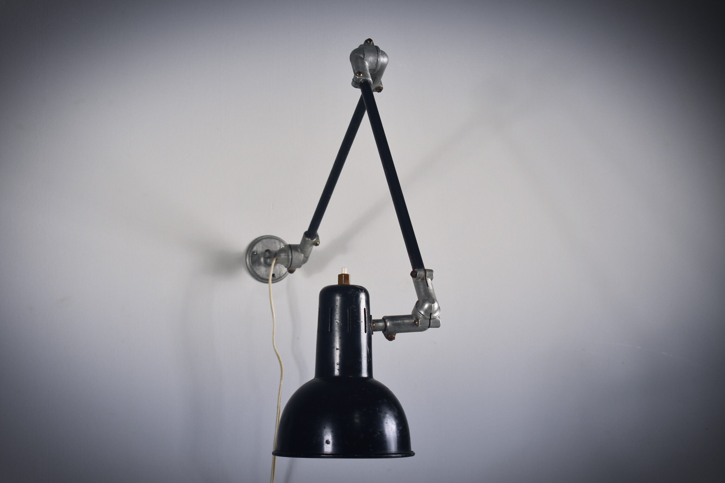 Lampe d'architecte vintage Rijo Danemark 1950s