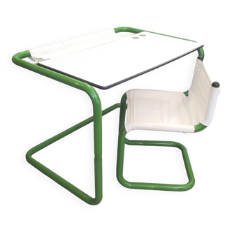 Twenty Tube desk and chair by Marc Berthier Roche Bobois