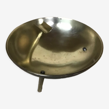 Brass tripod ashtray, design austria 1950