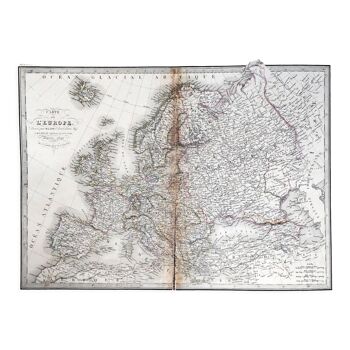 Carte ancienne de l'Europe - 1842