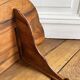 Curved wall console shelf