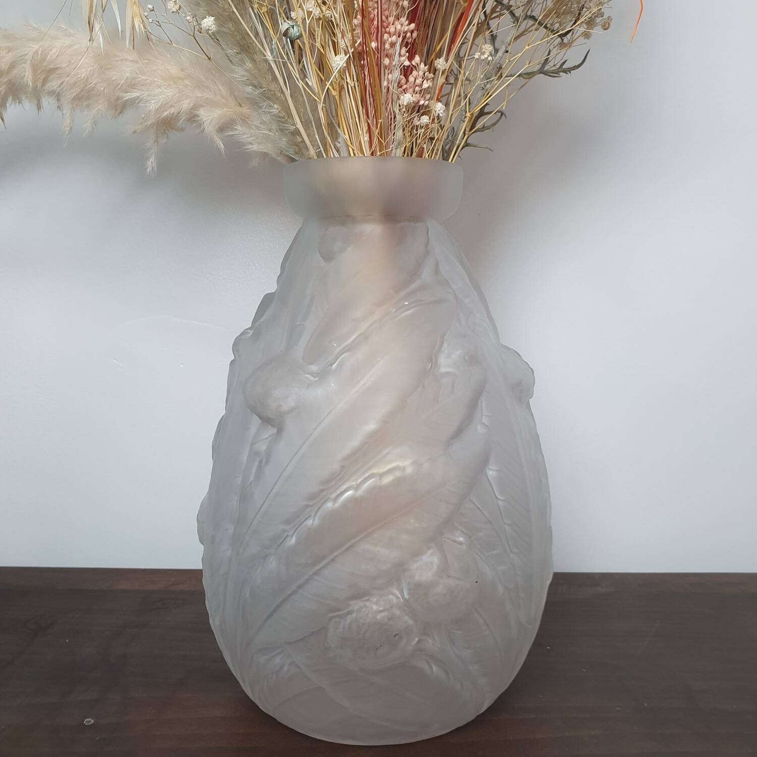 Polished glass vase Etaleune - Chestnut