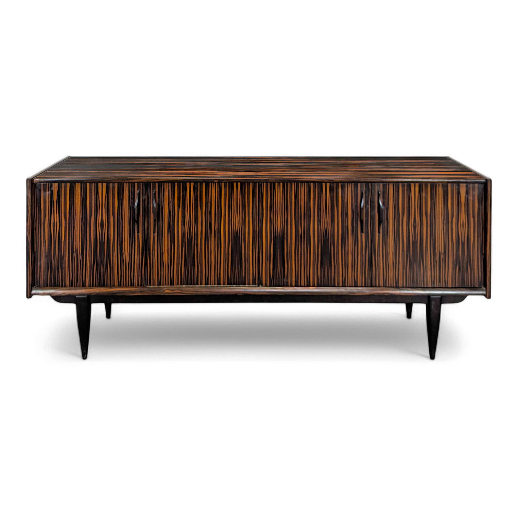 Scandinavian sideboard in Macassar ebony and sycamore, 1960s