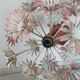 Flower ball chandelier