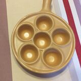 Lot of 6 sandstone caquelons for snails
