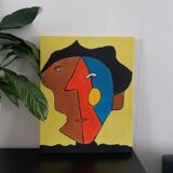 Abstract face painting