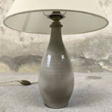 Lampe vintage en grès vernissé Jean Dubost