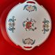 6 plates and dish with ears: porcelain of  Paris
