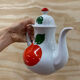 Vintage German Seltmann Bavaria Apple Teapot / fruit