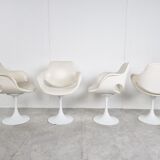 Vintage tulip dining chairs, 1960s