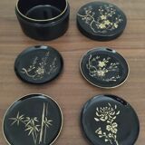 Black and gold lace box