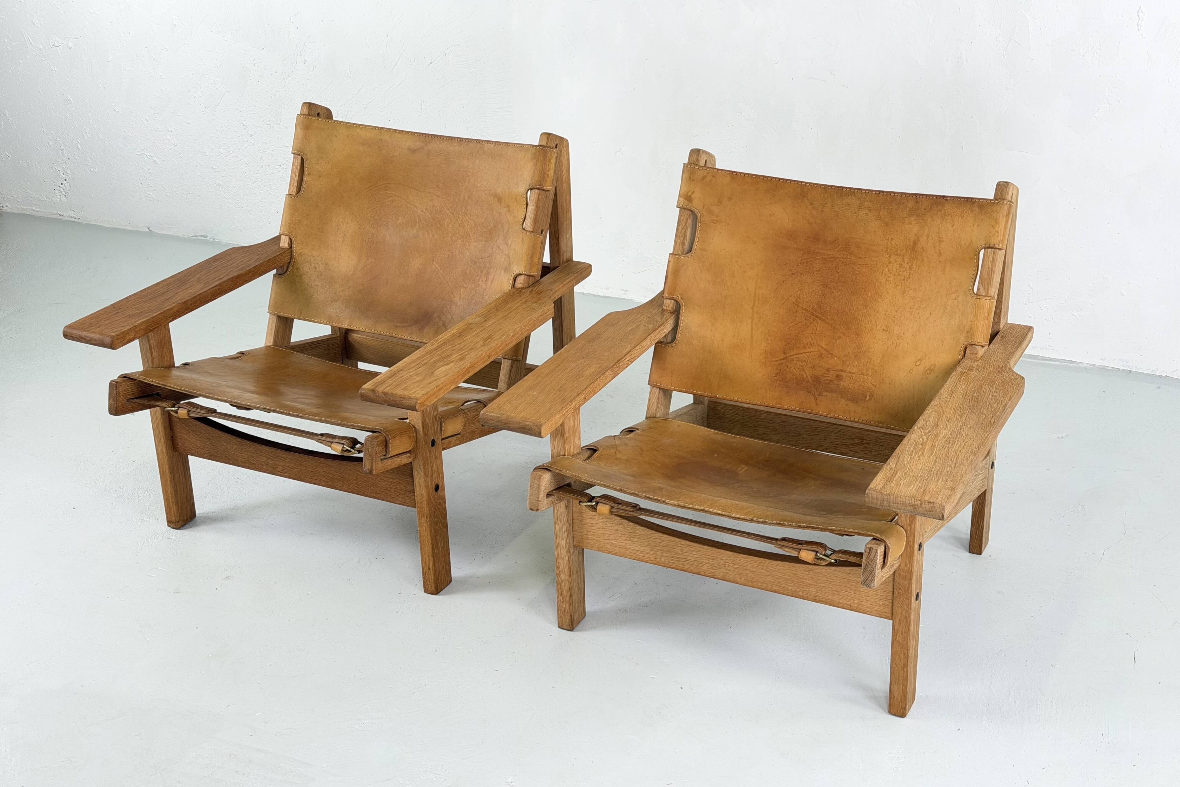 Armchairs model 168 "Jadtstol" by Kurt Østervig for KP Mobler - 1960s