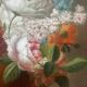 Tableau hst "composition florale" ec. xx° fleurs signée + cadre