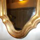 Old golden mirror