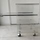 Hifi or tv furniture in plexiglass with wheels - design 1970 space-age