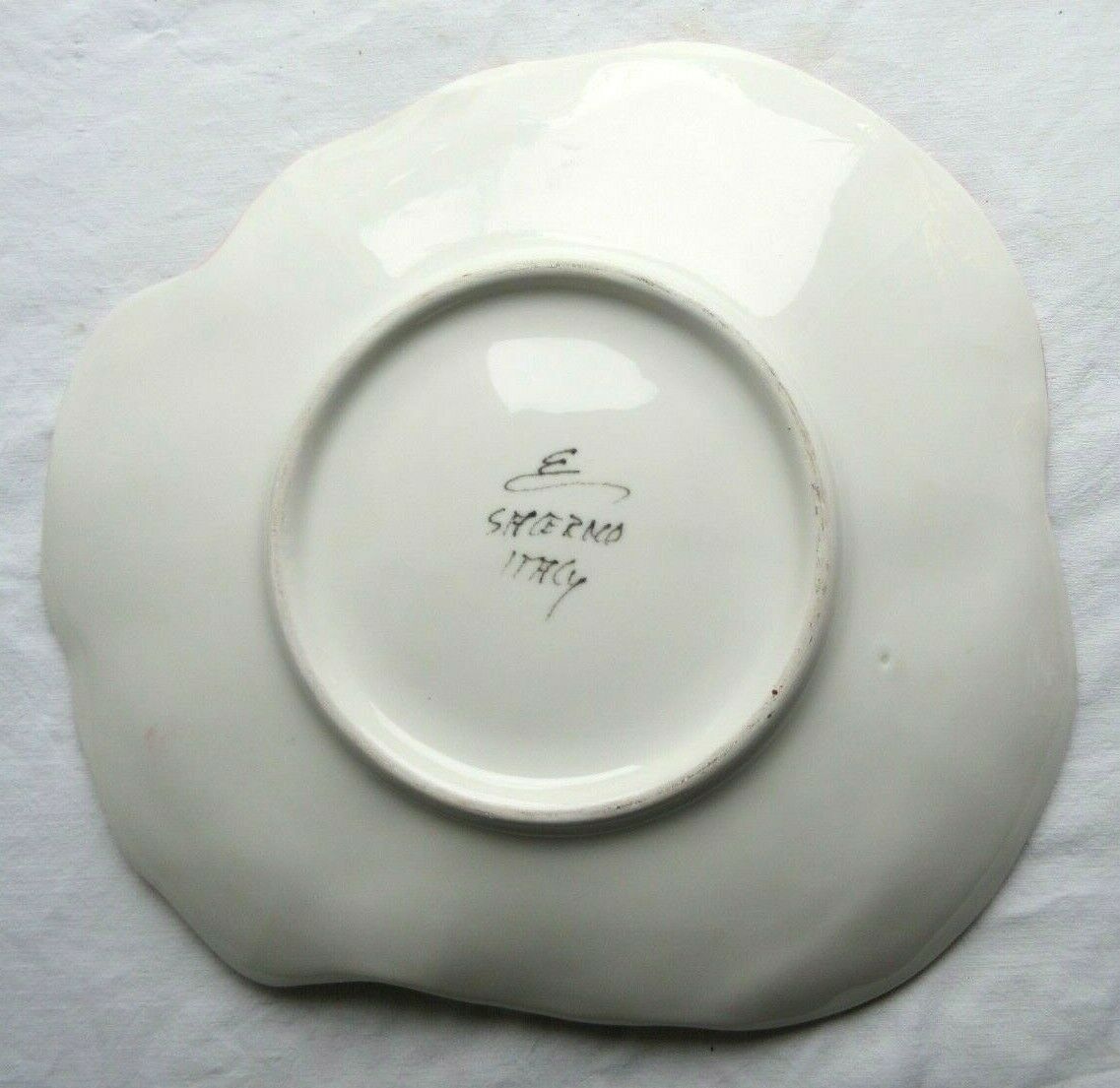 Assiette de service ronde / plat de service rond en verre