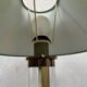 Vintage Hollywood Regency table lamp – brass and perspex