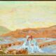 Gaston Simoës de Fonseca: 4 oils on wood (landscapes in Greece)