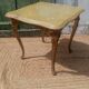 Vintage side table in gilded brass with an onyx top.