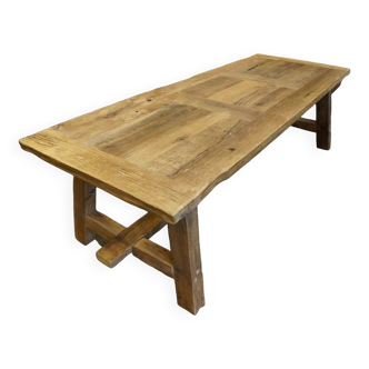 100-year-old solid oak farm table 280 x 100 cm