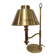 Lampe laiton et métal doré Helmer Andersson, Suède