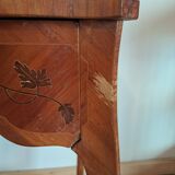 Pair of marquetry tables
