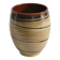 Hand-Painted Earthenware Vase with Creme and Black Graphic Decor, Sweden