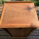 Superb cabinet with a first 20th century oak filing curtain, vintage furniture