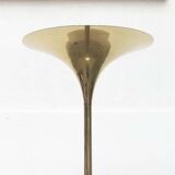 Vintage German floor lamp in Hollywood Regency style made of brass by Doria Leuchten, 1970s.