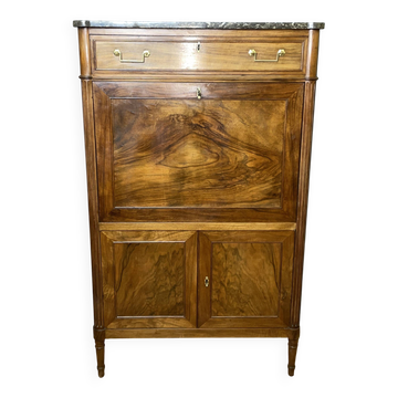 Louis XVI period walnut secretary